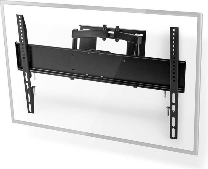 Actual product image Nedis TVWM3551BK Full-motion TV wall mount 37-80 " max screen weight: 35 kg Min. wall spacing (Wall, 80", 35 kg)