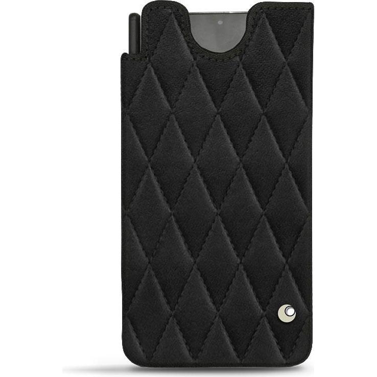 Noreve Lederschutzhülle (Samsung Galaxy S21 Ultra), Smartphone Hülle, Schwarz