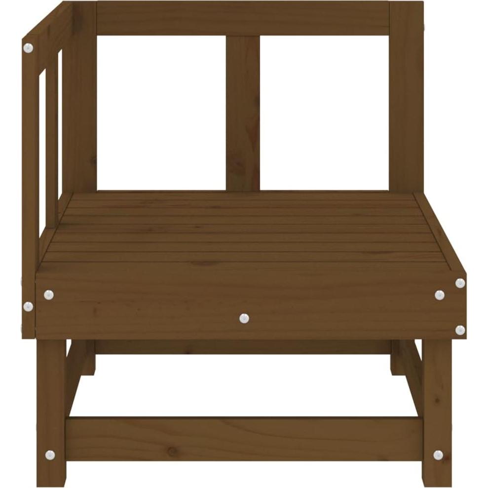 Thumbnail - VidaXL, Gartenlounge, Garten-Ecksofa Honigbraun Massivholz Kiefer,Farbe