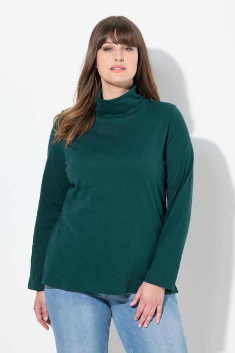 Produktbild Ulla Popken Shirt, Rollkragen, Slim, Langarm (58)