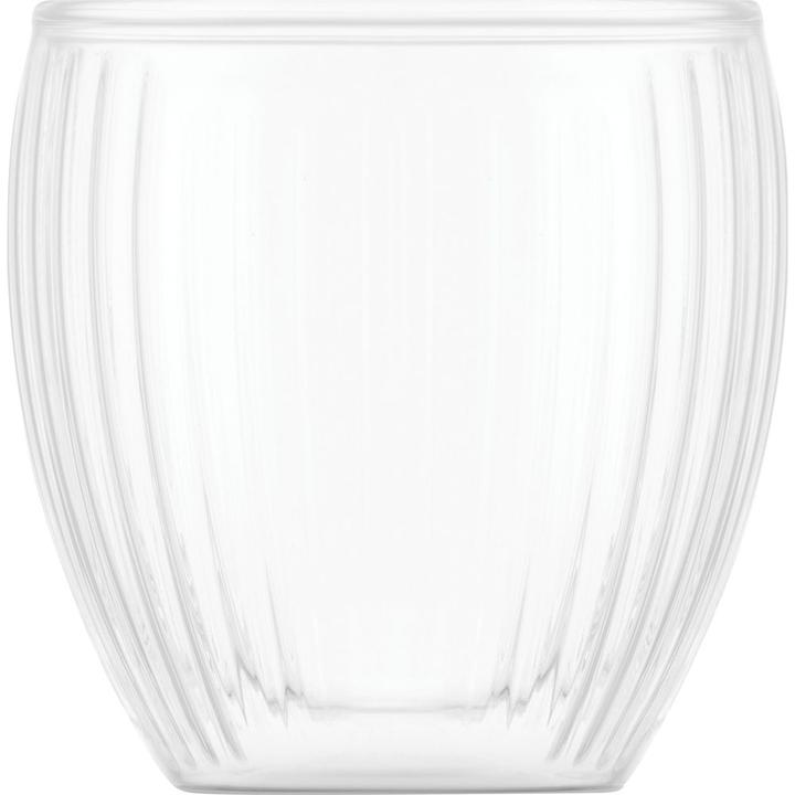 Actual product image Bodum Verre à boire Pavina double paroi cannelé 2 pièces 0.2 l (0.20 l, 2x)
