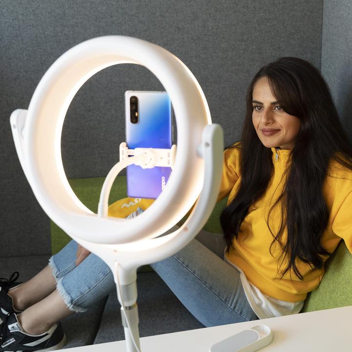 Produktbild 4smarts Videoleuchte Selfie LoomiPod klein (Ringleuchte)
