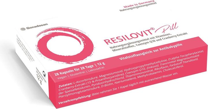 Actual product image Resilovit pill Caps (28 Piece, Capsules, 12 g)