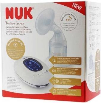 Actual product image NUK Nature Sense electric breast pump with battery and LCD display