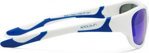 Image du produit Koolsun Sport White Royal Blue lunettes de soleil pour enfants