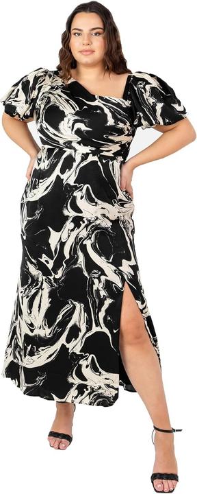 Image du produit Lovedrobe Robe midi à encolure asymétrique (48)