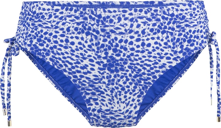 Blau weiss Druck