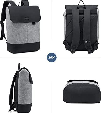 Actual product image Only-Bags.Store School Backpack Teen Waterproof Bag Small with Laptop Compartment 15.6 Inch & Anti-Theft Backpack
