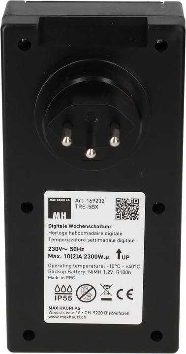 Actual product image Max Hauri Timer switch