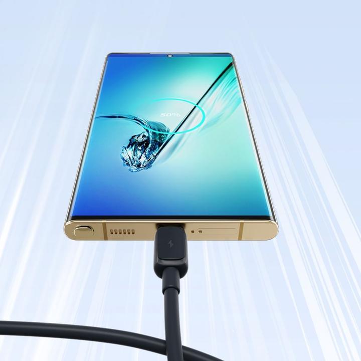 Actual product image Joyroom Color Series USB-A - Micro-USB Cable 2.4A, 2m - Black (2 m)