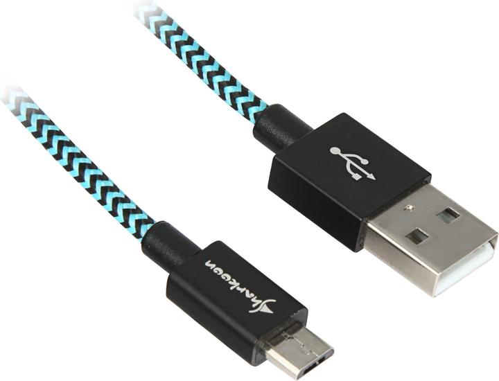 Produktbild Sharkoon USB A – USB Micro B (1 m, USB 2.0)