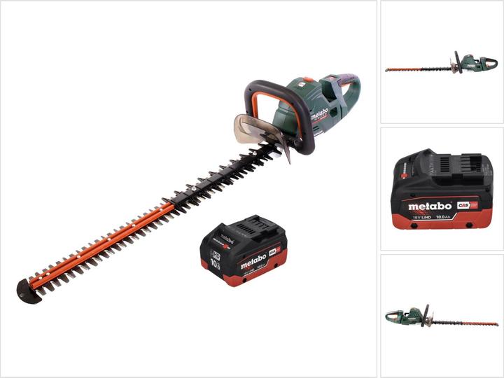 Metabo HS 18 LTX BL 75 cordless hedge trimmer 18 V 75 cm brushless + 1x battery 10.0 Ah - without charger