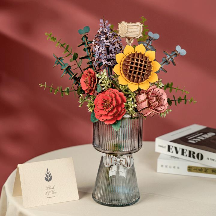 Actual product image Robotime Bouquet