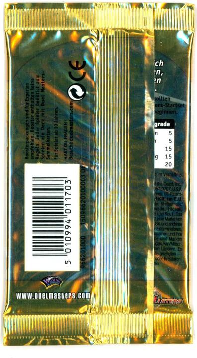 Actual product image Magic the Gathering Evo-Exterminatoren Duel Masters TCG Booster Pack DM02 (German, Booster Pack)