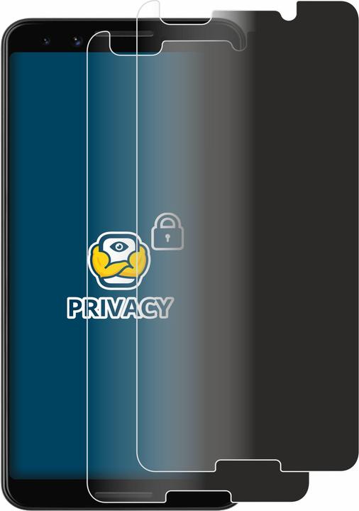 Actual product image BROTECT Anti-spy privacy film Blue light protection film (2 Piece, Google Pixel 3)