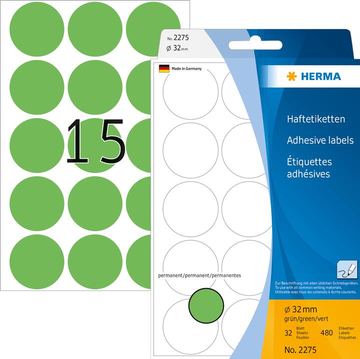 Actual product image HERMA Marking points