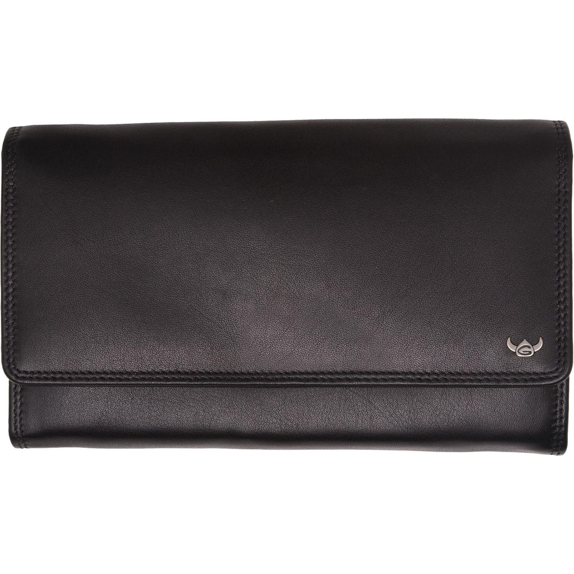 Thumbnail - Golden Head, Damen, Portemonnaie, Polo Geldbörse RFID Leder 17 cm, Schwarz