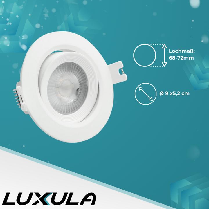 Image du produit Luxula Downlight à LED CCT (718 lm)