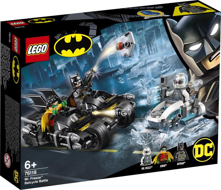Immagine prodotto LEGO Batcycle duello con Mr. Freeze (76118, LEGO DC)