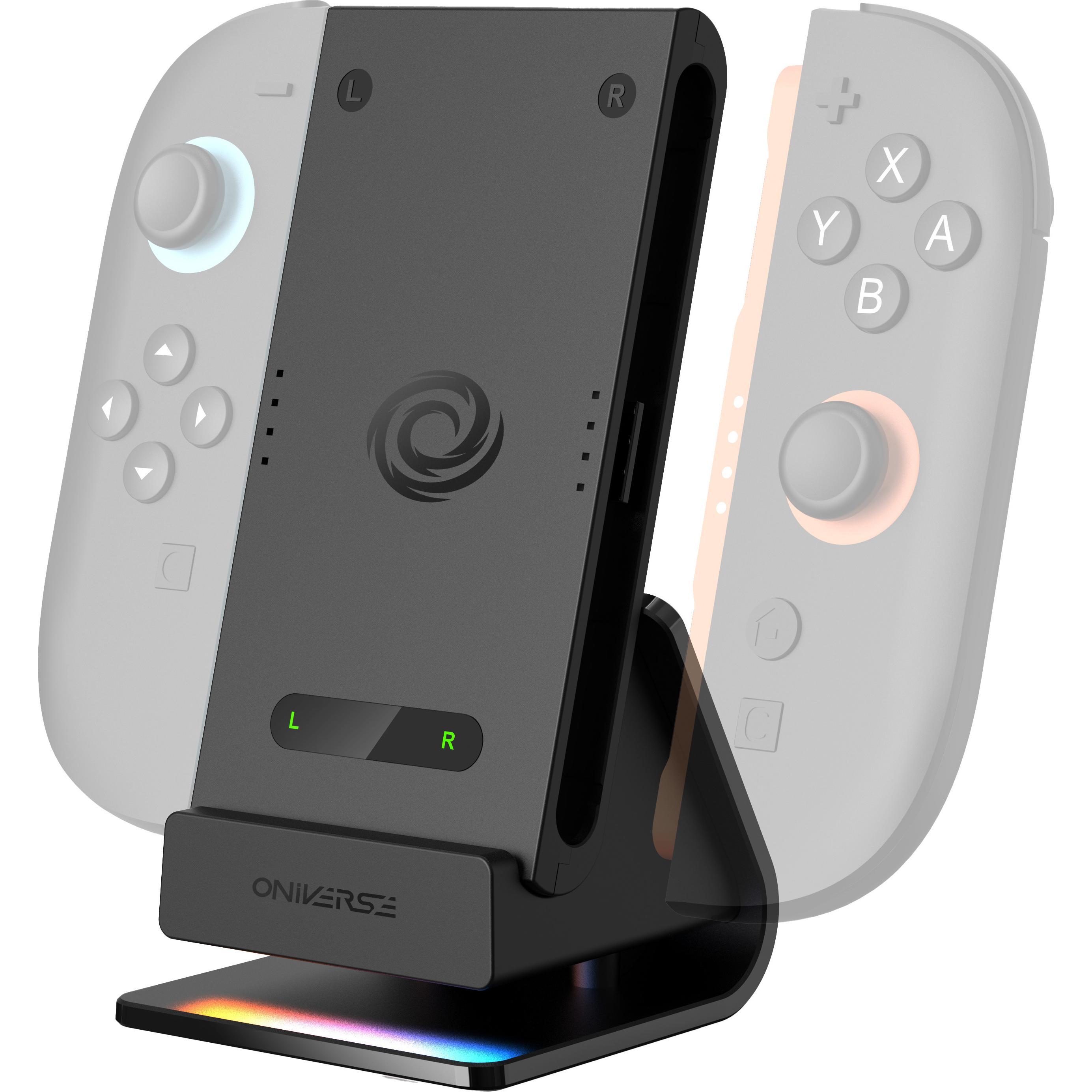 Oniverse Ladestation & Stand für Nintendo Switch 2™ - Gaming-Zubehör (Switch 2), Accessori per controller gaming, Nero