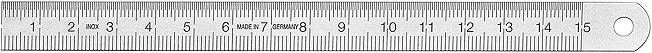 Vogel Règle graduée en acier (200 mm)