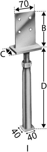 Produktbild Simpson Sst Stützenfuss (Stützenfuss, 1 Stk.)