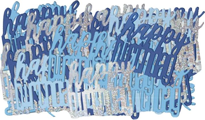 Image du produit Unique Party Film scintillant Joyeux anniversaire confetti