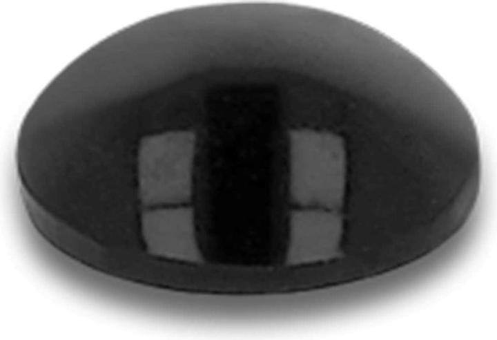 Productafbeelding Delock Rubbervoetjes 6 x 2mm rond, zelfklevend, 80 stuks, zwart (Vilten glijders, 80 Stuk)