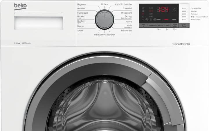 Produktbild Beko Waschmaschine WMO822A, 8kg, A wh (8 kg, Links)