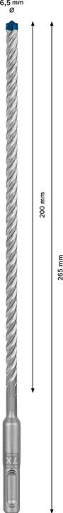 Produktbild Bosch Professional Zubehör EXPERT SDS plus-7X Hammerbohrer, 6,5 x 200 x 265 mm (6.5 Millimeter)