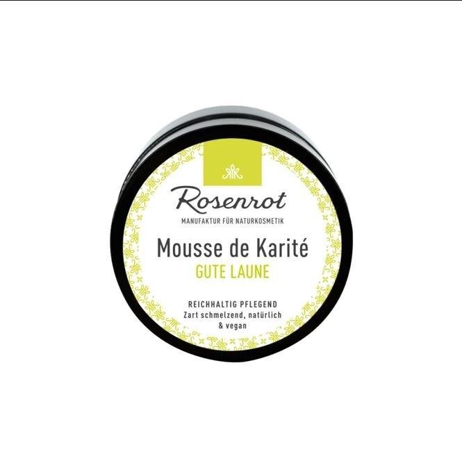 Produktbild Rosenrot Mousse de Karité GUTE LAUNE (Körpercreme, 100 ml)