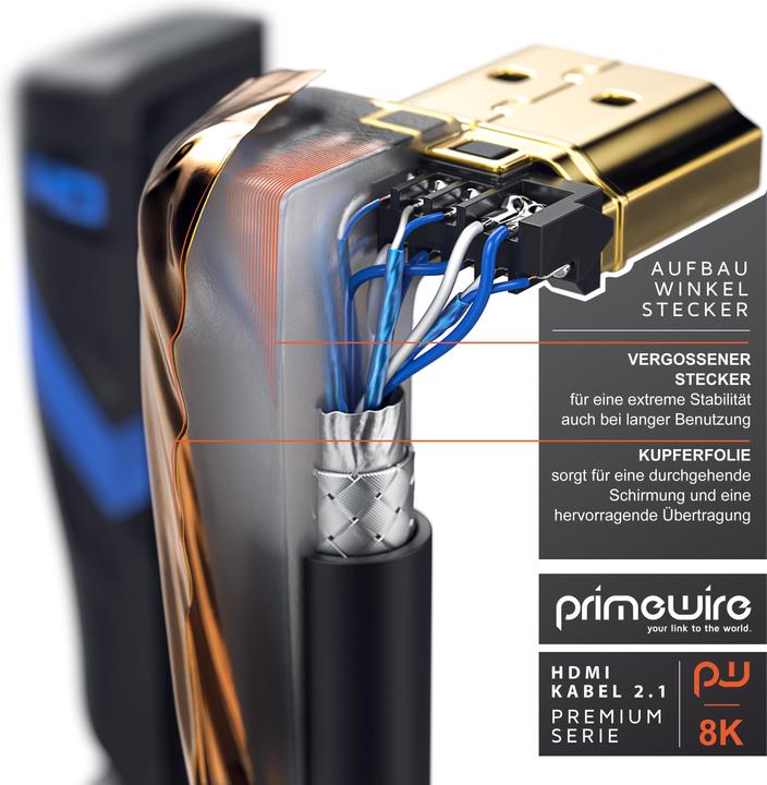 Produktbild Primewire HDMI – HDMI (3 m, HDMI, 2.1)