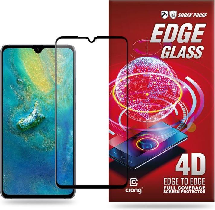 Actual product image Crong Edge Glass 4D Full Glue - Tempered Glass for the Huawei Mate 20 Full Screen (1 Piece, Mate 20)