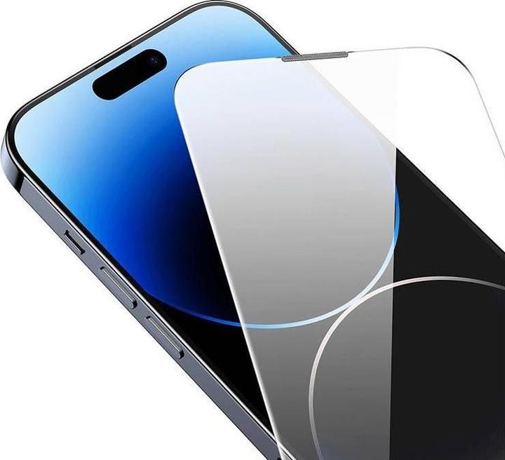 Actual product image Baseus Tempered Glass Corning for iPhone 14 Pro with built-in dust filter (Apple iPhone 14 Pro Max)