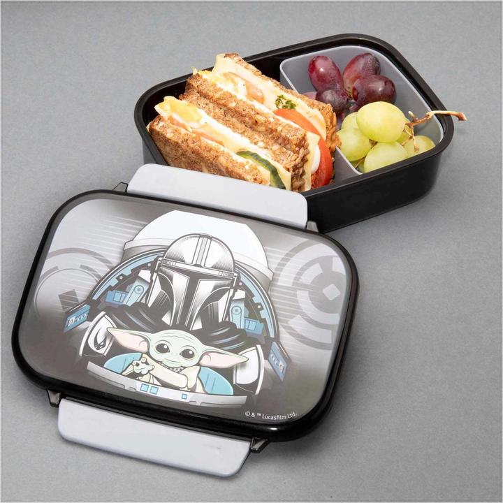Immagine prodotto Scooli Lunchbox Star Wars Grau/Schwarz, Materialtyp: Kunststoff