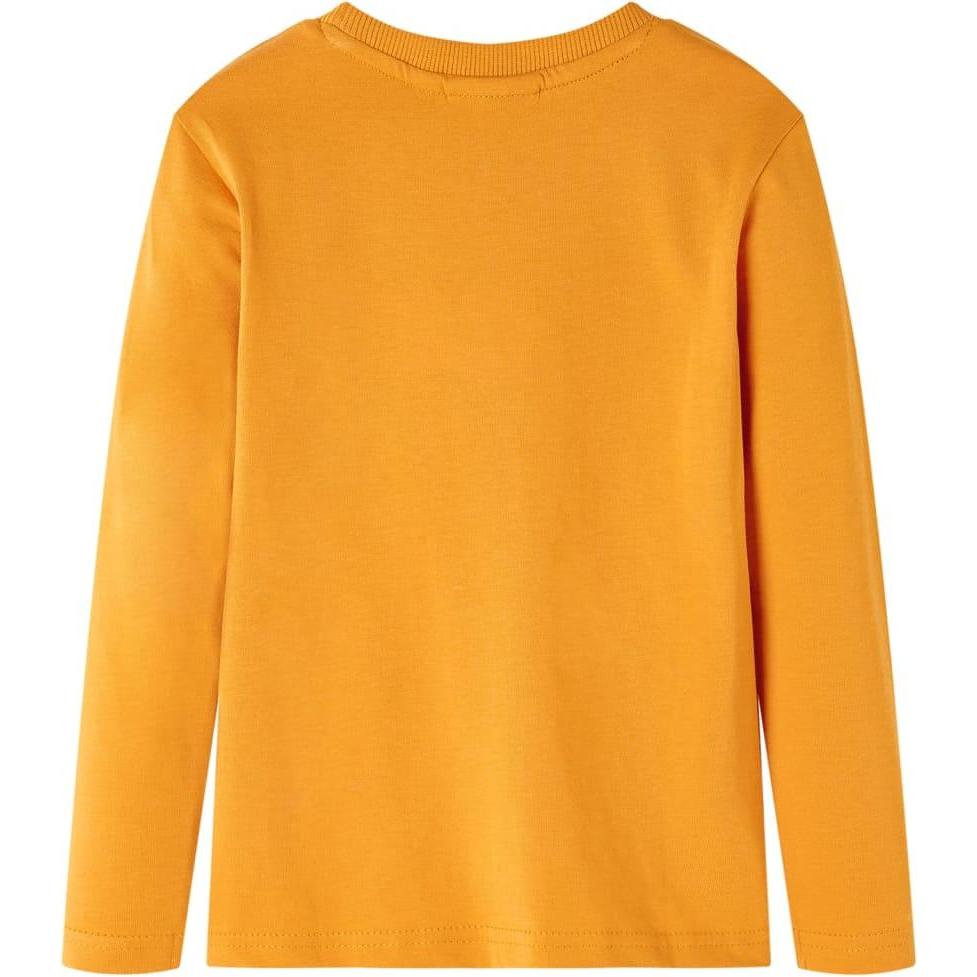 Thumbnail - VidaXL, Jungen, Shirt, Kinder-Langarmshirt Ocker 116,Material: 100, Gelb, (116)