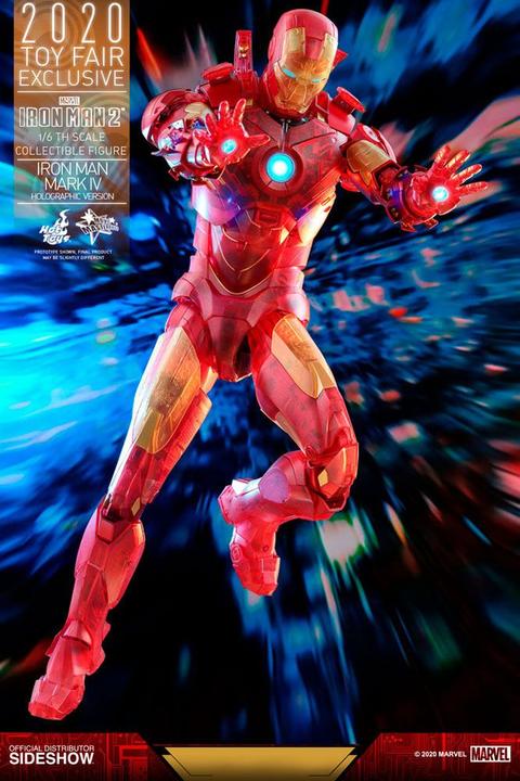 Actual product image Hot Toys Marvel Iron Man Mark IV 1:6 Movie Masterpiece Action Figure