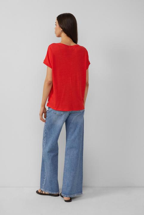 Actual product image S.Oliver T-Shirt Locker geschnittenes T-Shirt aus Leinenmix (XS)