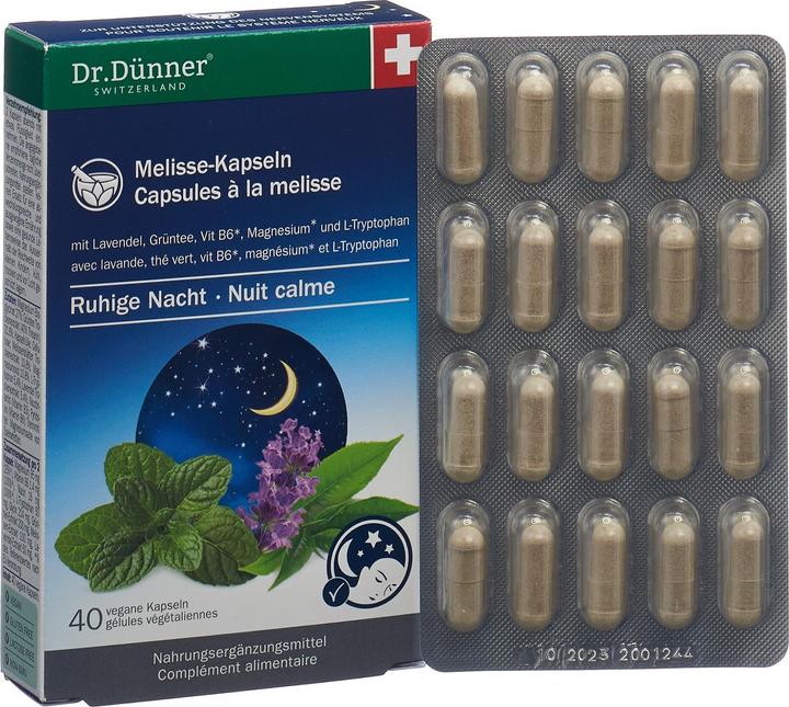 Produktbild Dr. Dünner EssenzaVita Melisse (40 Stück, Kapseln, 40 g)