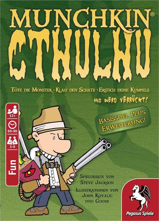 Produktbild Pegasus Munchkin Cthulhu 1+2 (Deutsch, 3 - 6 Spieler)