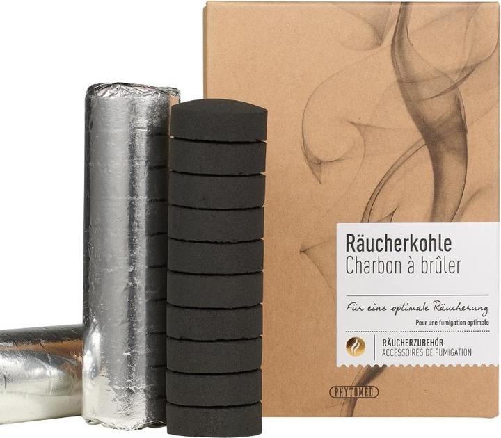Phytomed Smoking charcoal 30 mm, 3 rolls of 10 tablets each
