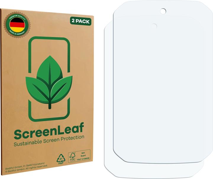 Actual product image ScreenLeaf Screen Protector sustainable Screen Protection, clear, anti-scratch