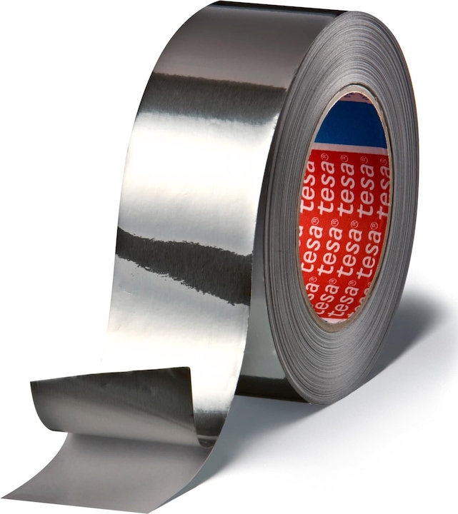 Produktbild tesa Aluminiumband, selbstklebend, für Reparaturen von metallischen Oberflächen (50 mm)