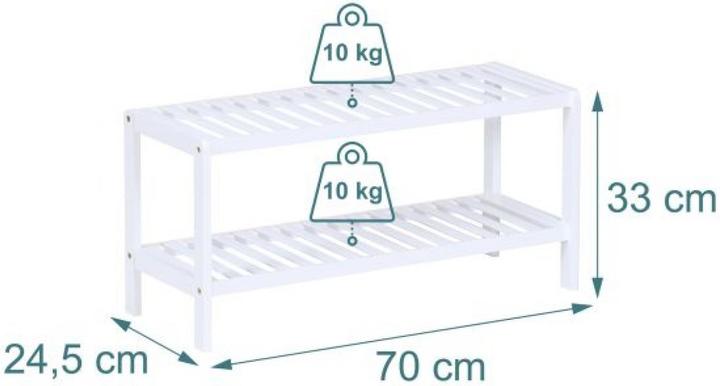 Actual product image Relaxdays shoerack (70 x 24.50 x 33.50 cm)