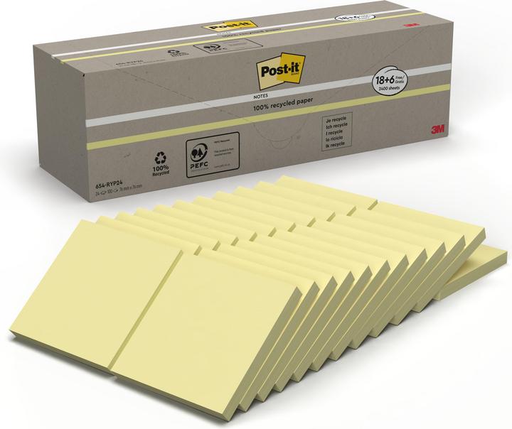 Produktbild Post-it Recycling Notes (76 x 76 mm)