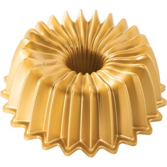 Thumbnail - 3x Nordic Ware - Backform Brilliance Bundt Pan 5-cup, Backform, Gold