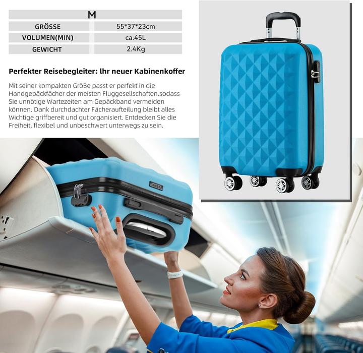 Produktbild Beibye Hartschalen-Trolley (45 l)