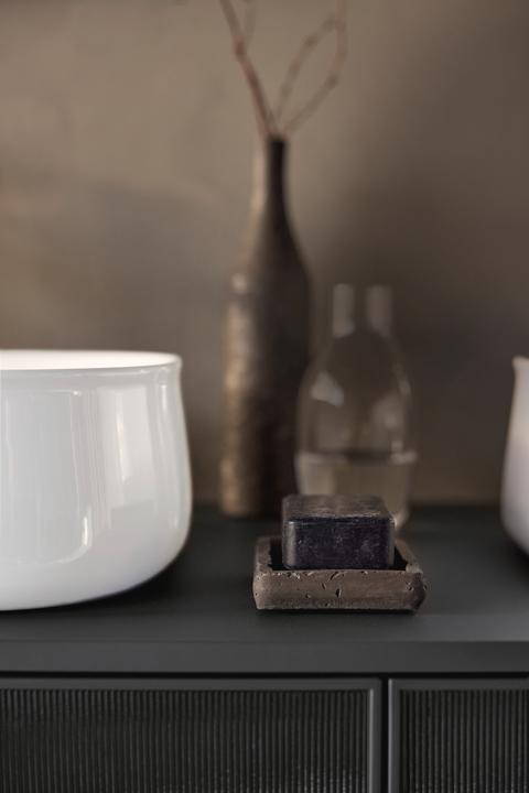 Produktbild Duravit Zencha Konsolenwaschtischunterbau, 1600x550mm, 2 Auszüge, 1 Ausschnitt links, ZE4814 (160 x 41 x 165 cm)