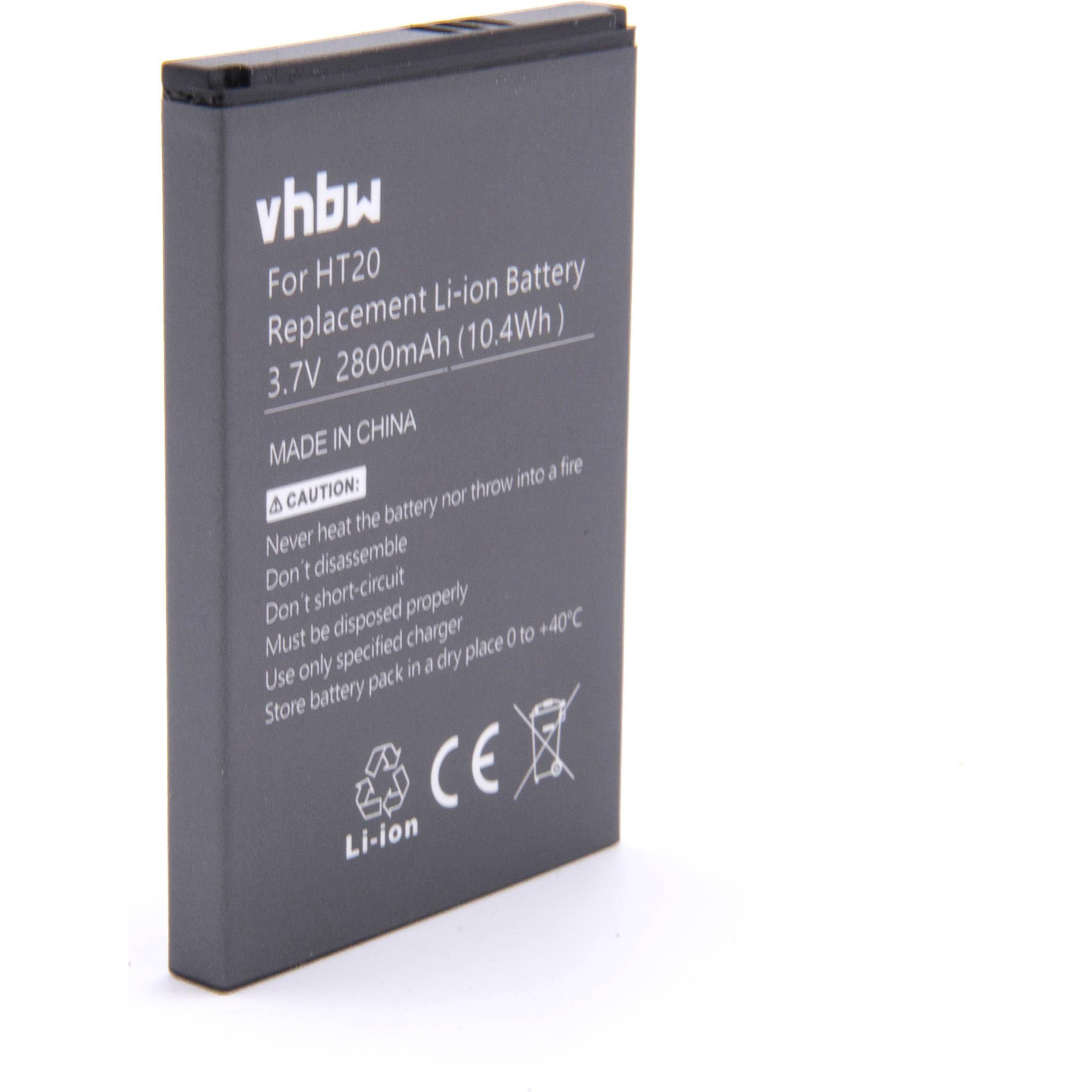 XCell Li-Ion-Akku - 2800mAh (3.7V) für Handy, Smartphone, Telefon wie HomTom HT20 (Akku), Mobilgerät Ersatzteile, Transp...