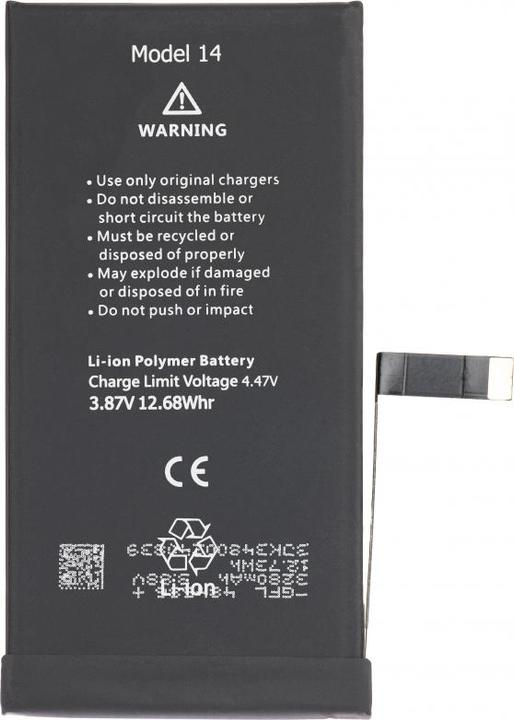 Actual product image Aftermarket Akku für iPhone 14, 3279mAh Capacity